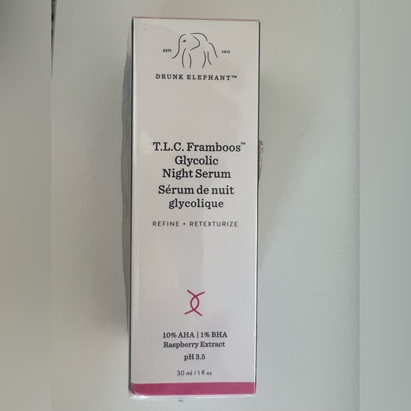Drunk ElephantT.L.C. Framboos Glycolic Resurfacing Night Serum